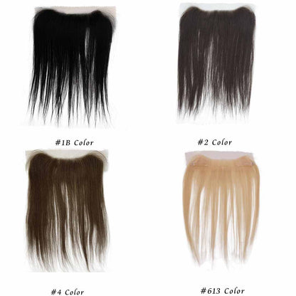 28x4cm HD-Lace Frontal Hairlines Topper 100% Remy Human Hair Brilliantwigs