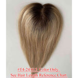 5x3 inch Hand Tied MONO Base Remy Human Hair Topper