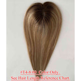 5x3 inch Hand Tied MONO Base Remy Human Hair Topper