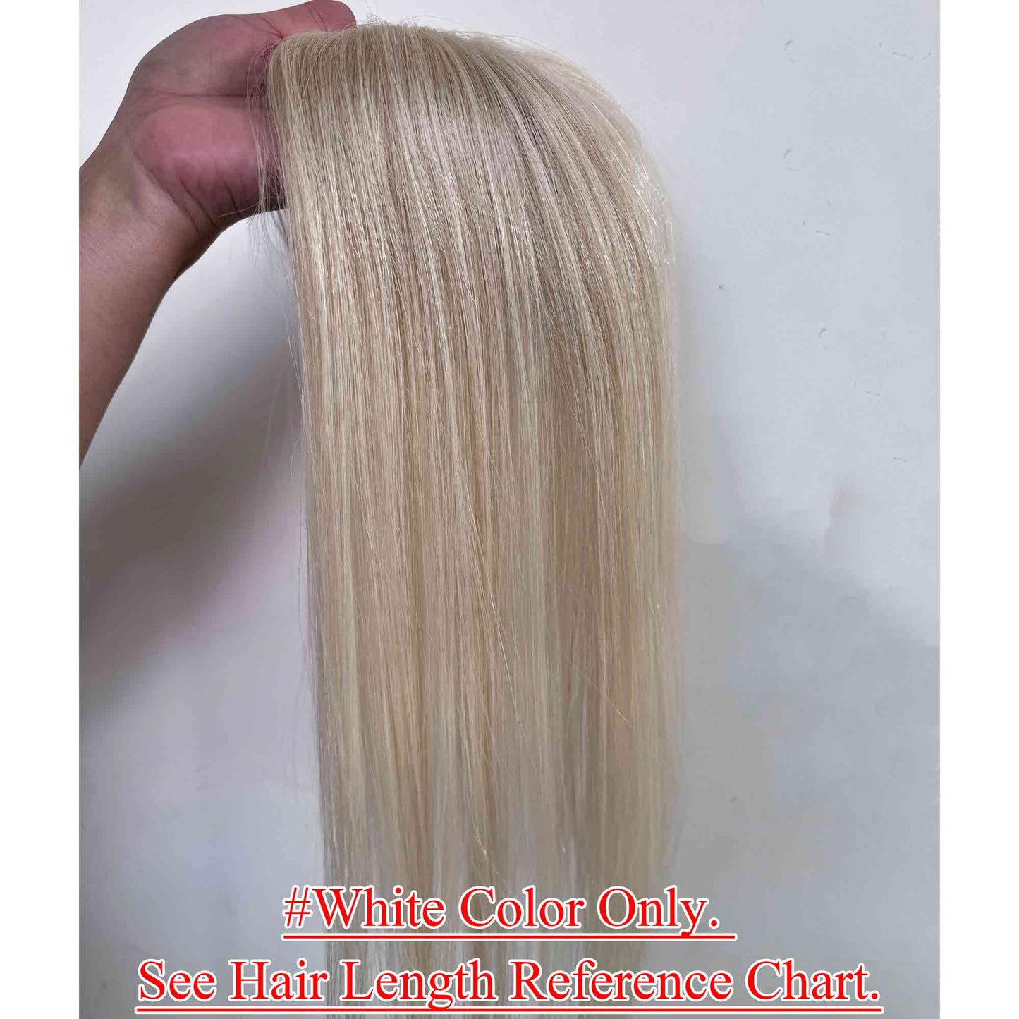 5x3 inch Hand Tied MONO Base Remy Human Hair Topper - Brilliantwigs