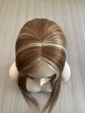 4x4" Silk Top Full Lace Wigs for Women Full Hand Tied Real Virgin Remy Human Hair Kosher Jewish Wig